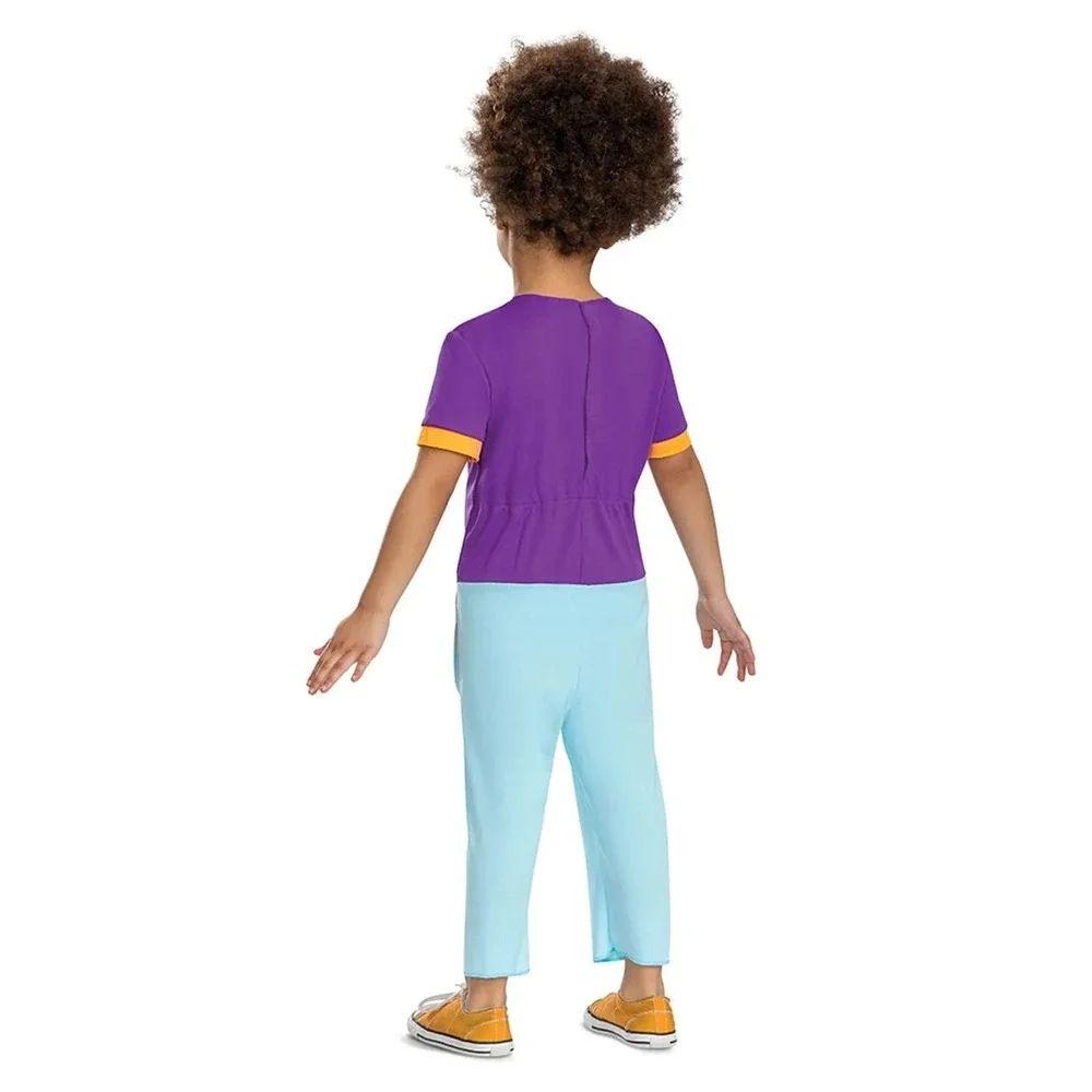 Blippi Meekah Toddler Costume Jumpsuit Headpiece 2T NWT